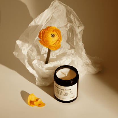 Sparkling Roses 155 g. Kerze